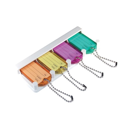 Hillman Key Holder, Labeling/ID Ring Type, Assorted 5935903
